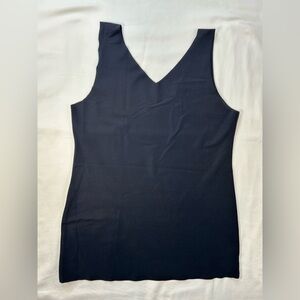 Commando V Neck Tank, raw‎ edges, size M/L